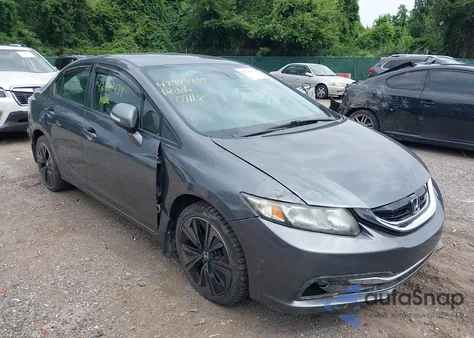 2013 Honda Civic Hybrid from USA, damaged, VIN 19XFB4F39DE002288